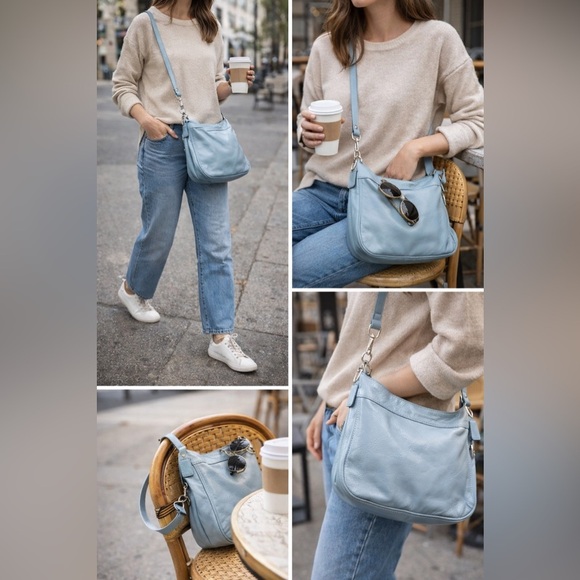 Coach Legacy Crossbody Bag | Sky Blue Leather | Vintage 2009 - Picture 16 of 16